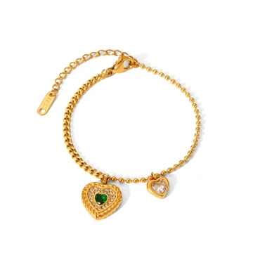 Heart Charm Bracelet