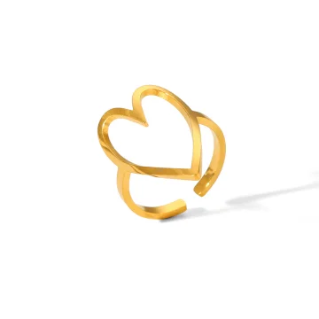 Hollow Heart Ring