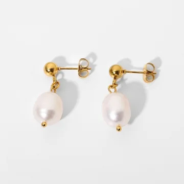 Pearl Stud Post Earrings