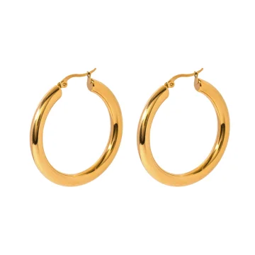 Minimalist Hoop Earrings Everyday Jewelry