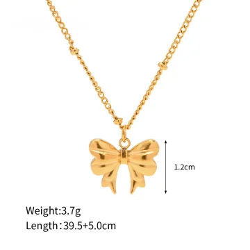 Dainty Gold Butterfly Necklace