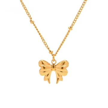 Dainty Gold Butterfly Necklace