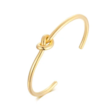 Knot Cuff Minimalist Bracelet
