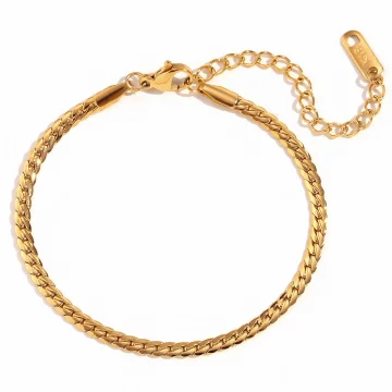 Fiona - Stainless Steel Chain Bracelet