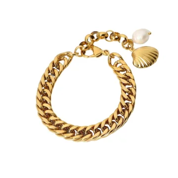 Serena - Coastal Chic Stainless Steel Bracelet